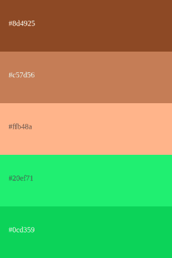 Paleta De Cores Marrom C Digos E Combina Es