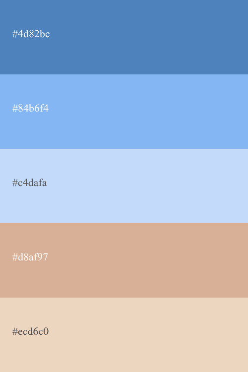 Color azul pastel [paletas de colores + combinaciones]