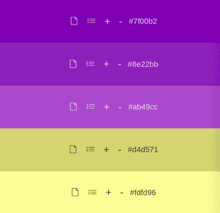Lila Farbpalette (Violett) [Codes + Kombinationen]