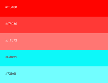 Palettes de couleurs rouges [codes + combinaisons]