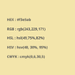 Vanilla Color Html Códigos html del Color vainilla Esquemas ⇨【RGB,HSL,HEX】