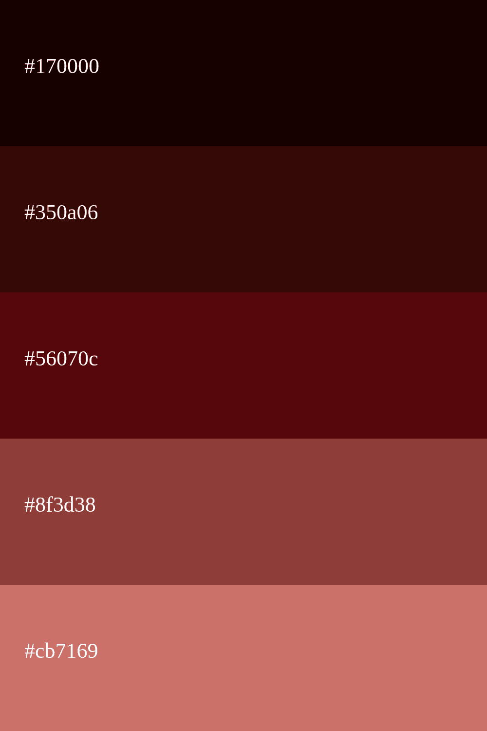 wine color palette