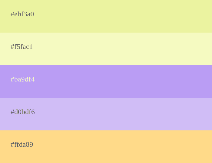 Pastel Color Palettes [Combinations and Coulor Codes]