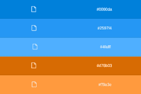 Komplementärfarbe von Blau
