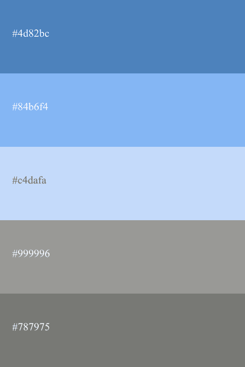 Color azul pastel [paletas de colores + combinaciones]