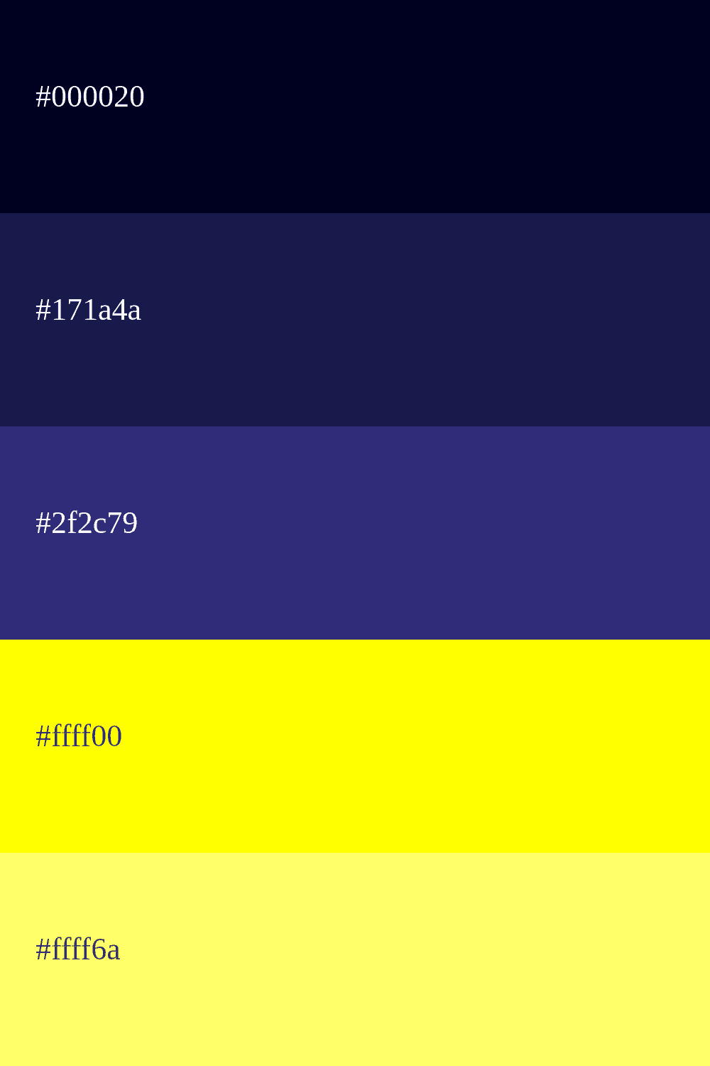 navy blue and yellow