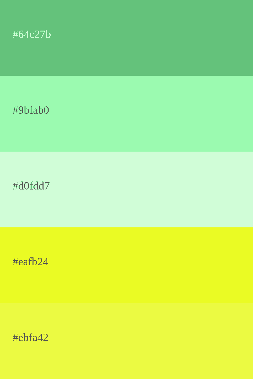 couleur vert menthe avec jaune