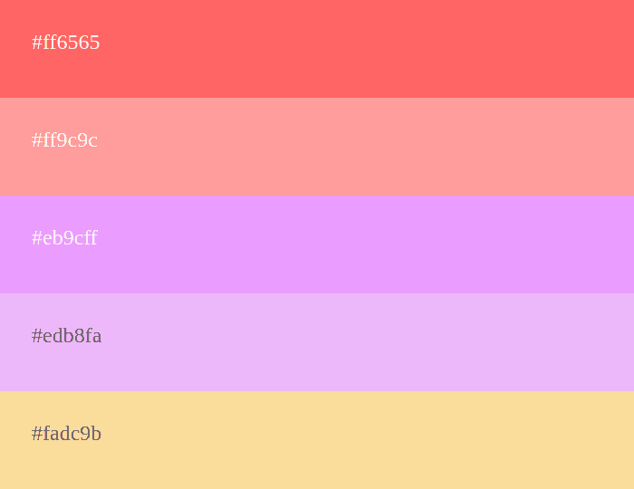 Pastel Color Palettes [Combinations and Coulor Codes]