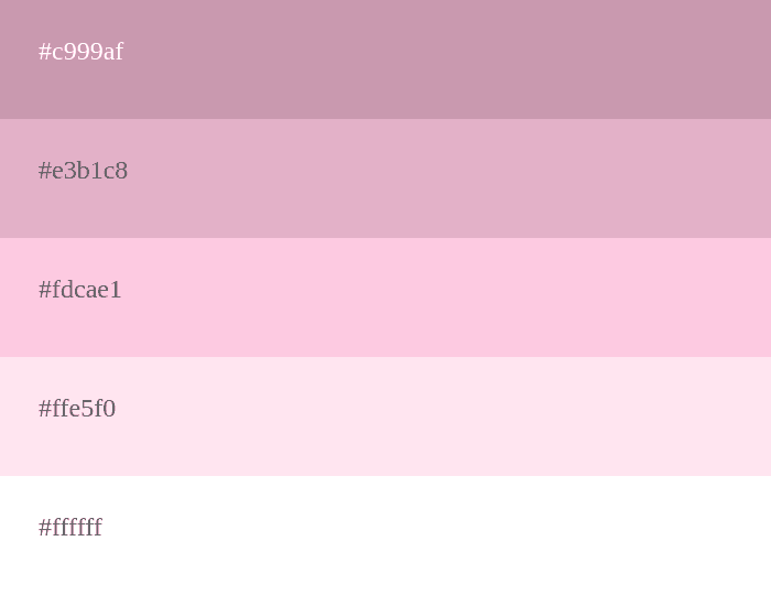 Pastel Color Palettes [Combinations and Coulor Codes]