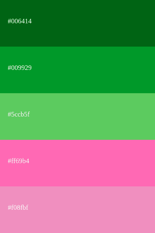 Palette de couleurs verte [codes + combinaisons]