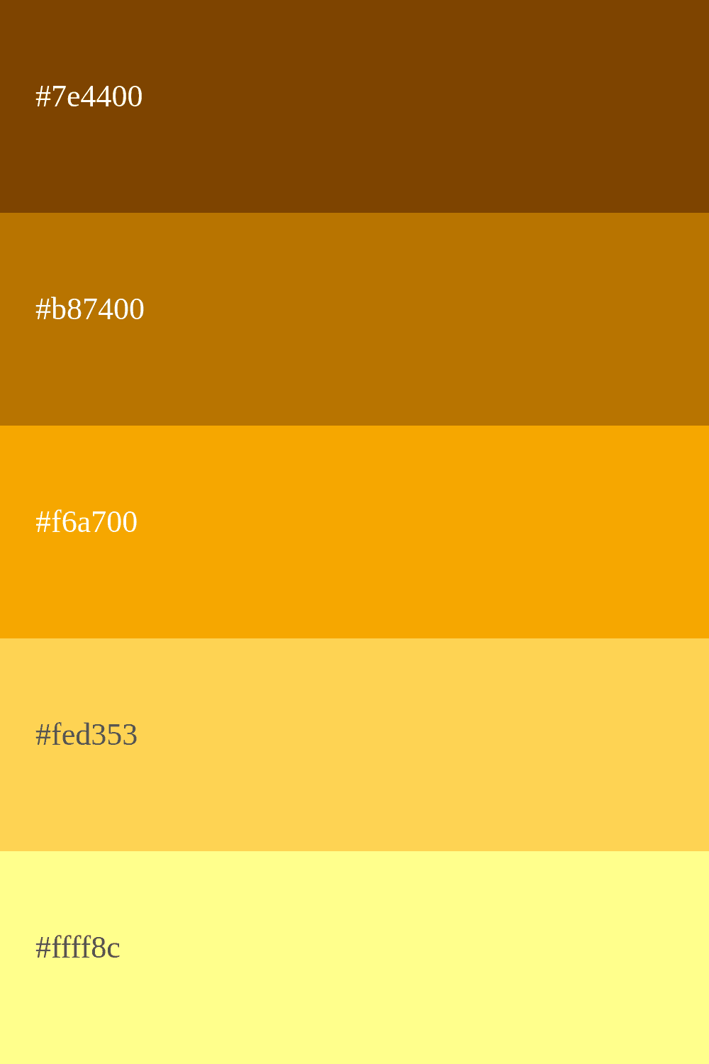 paleta de cores mostarda