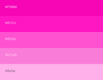 Pink Color Palettes [+ Combinations and codes]