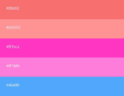 CSS color palette