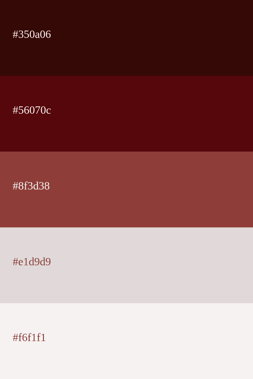 WINE color palette [codes and combinations]