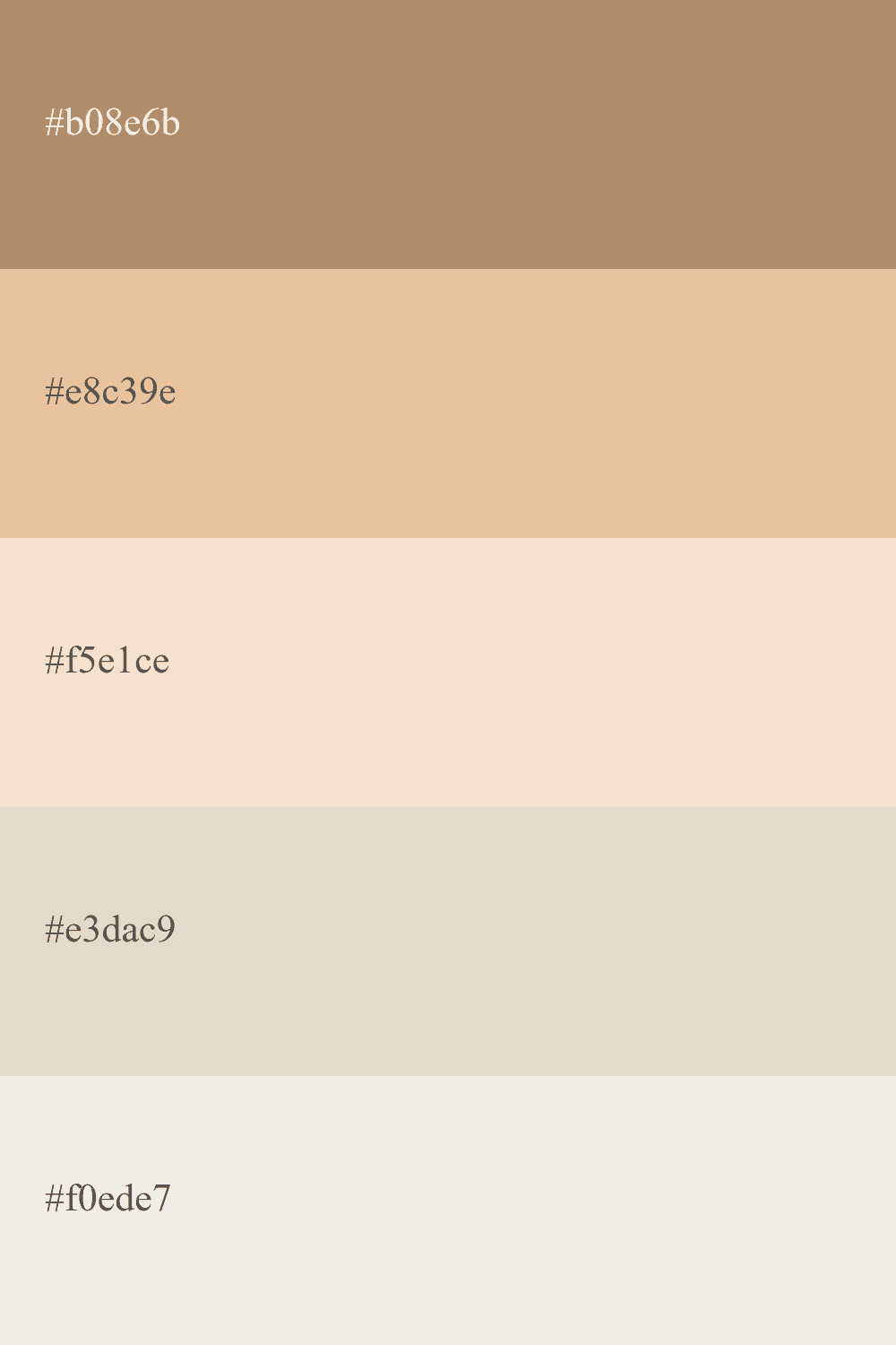 bone and beige color