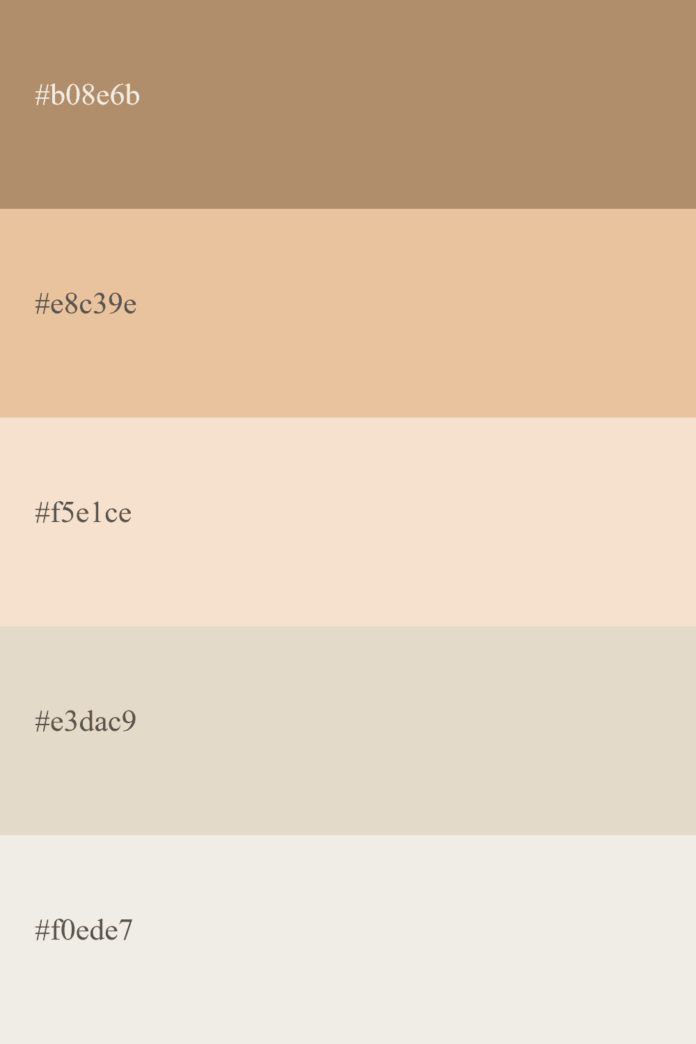 17 Paletas de colores beige inspiradoras [+ combinaciones]