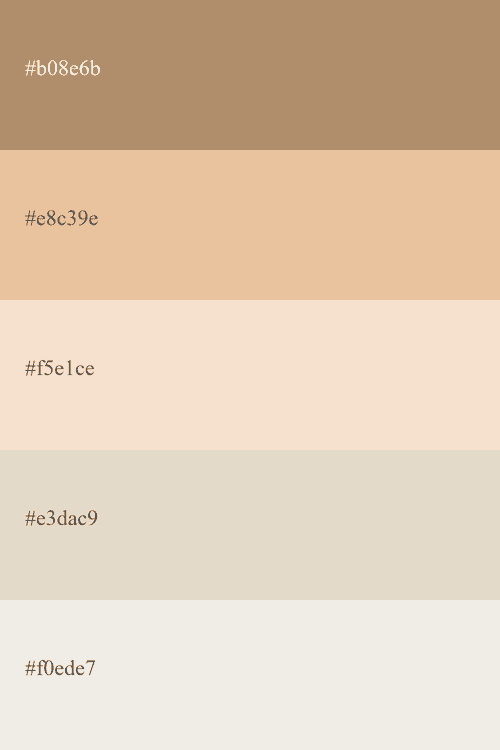 Inspiring Beige Color Palettes Combinations