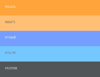 Sky blue color palette [codes and combinations]