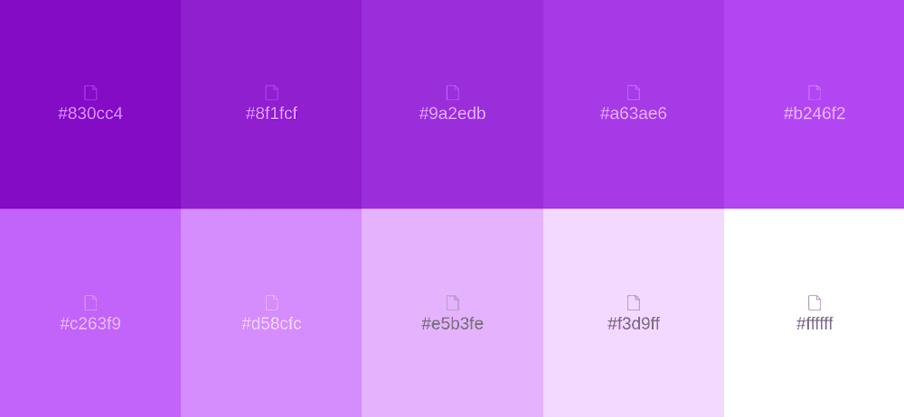 Purple Color Palette (violet) [ Codes + Combinations]