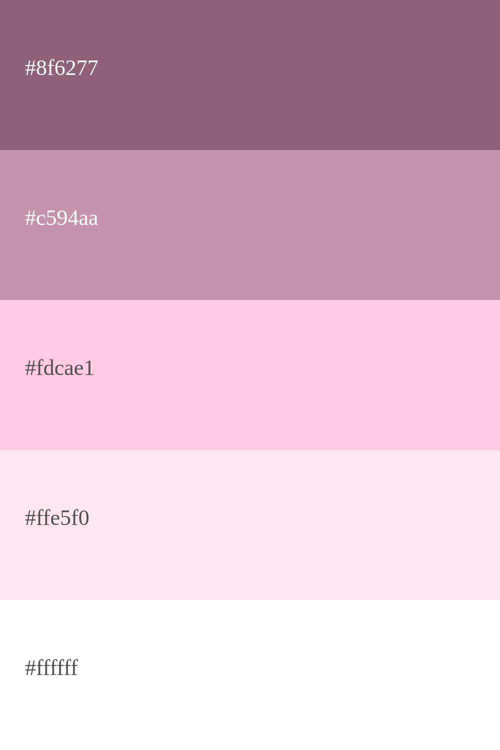 Paletas de color rosa palo (pastel) [combinaciones y códigos]