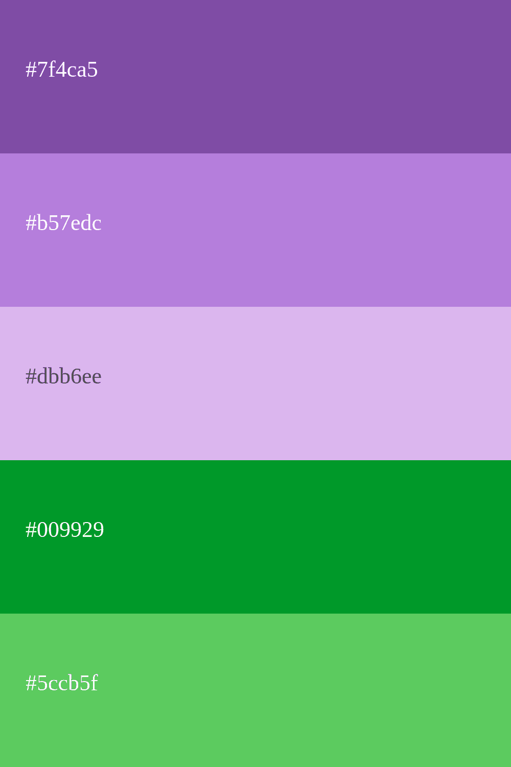 Lavender and green color combination