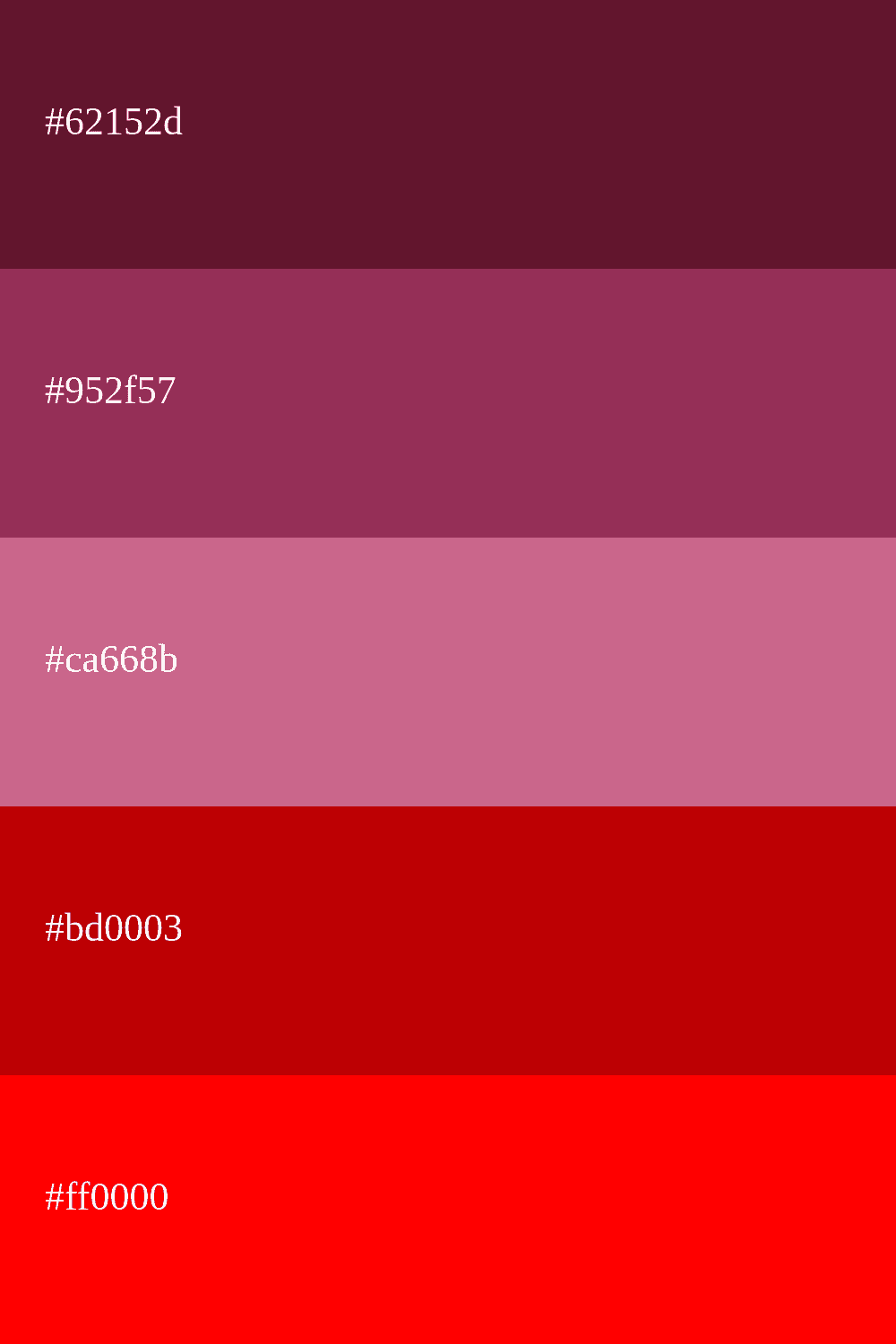 Kirschrot und rote Farbe
