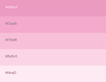 Pink Color Palettes [+ Combinations and codes]