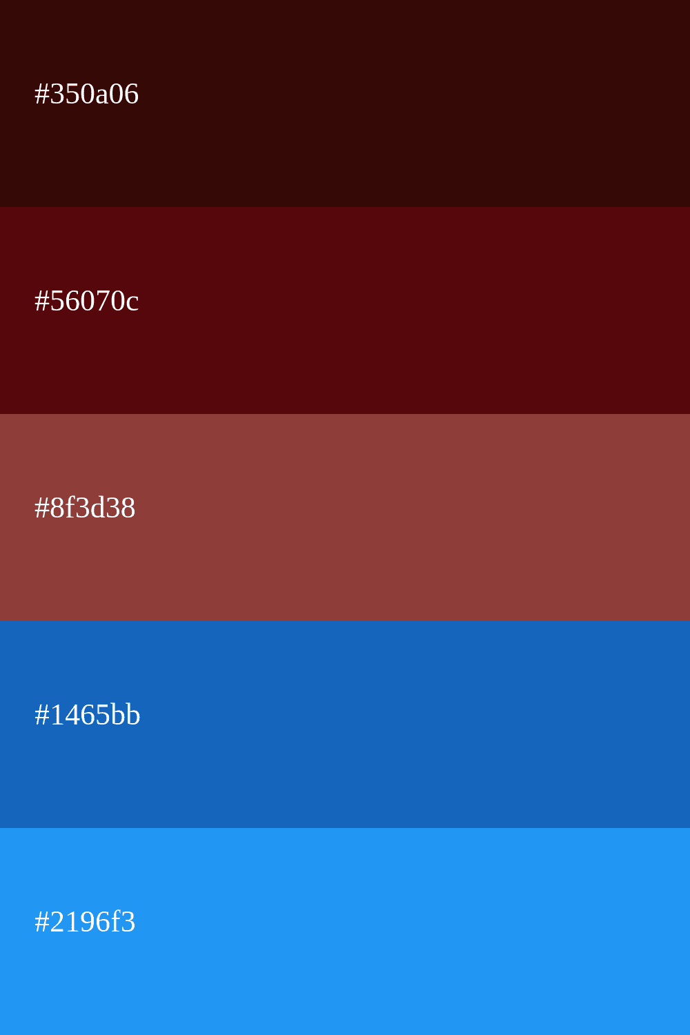 wine red color palette