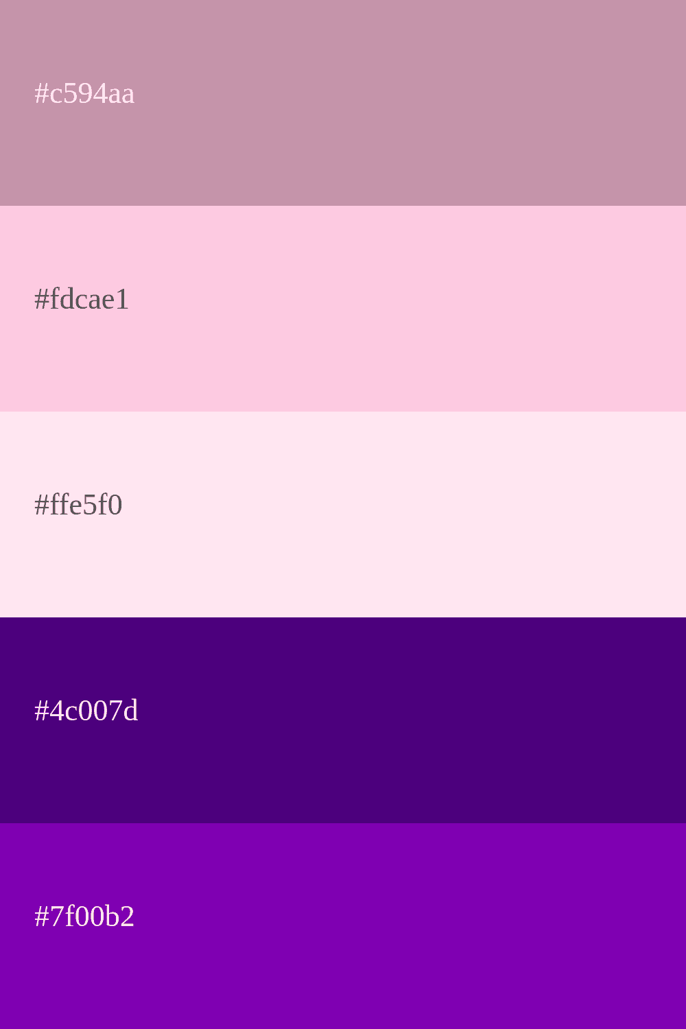 pastel pink and purple