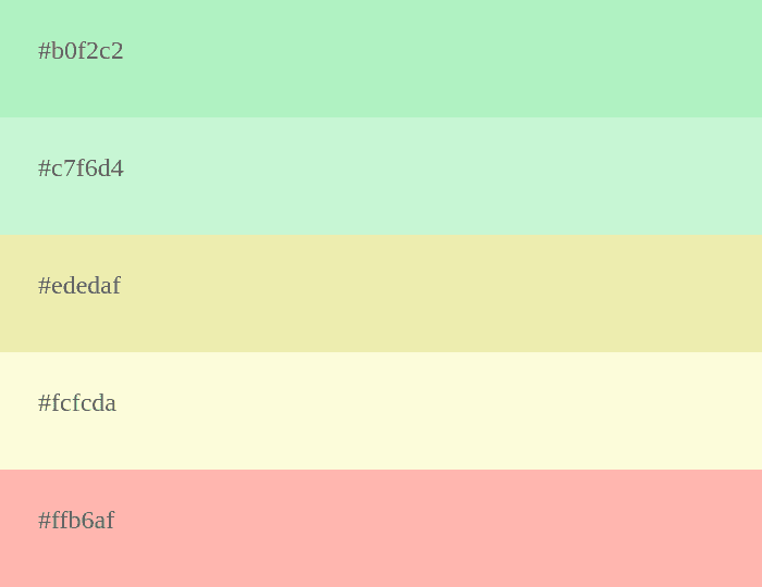 Pastel Color Palettes [Combinations and Coulor Codes]