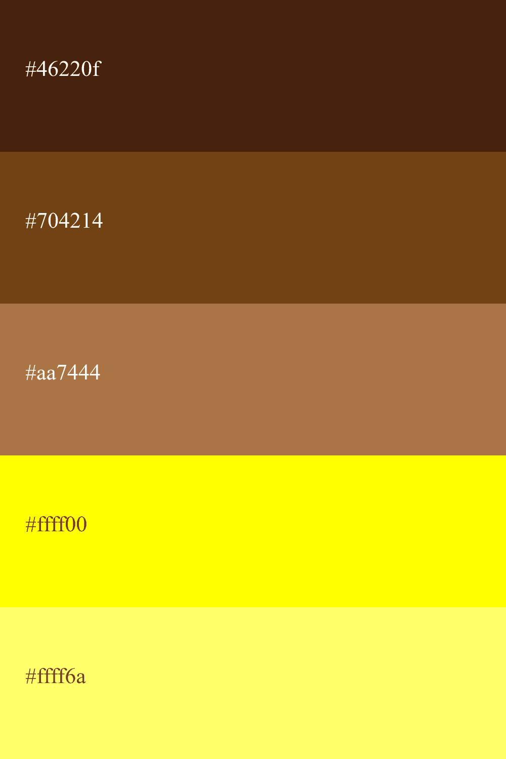 Sepia und gelbe Farbe
