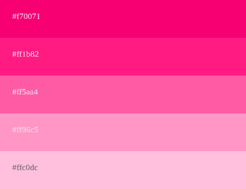 Pink Color Palettes [+ Combinations and codes]