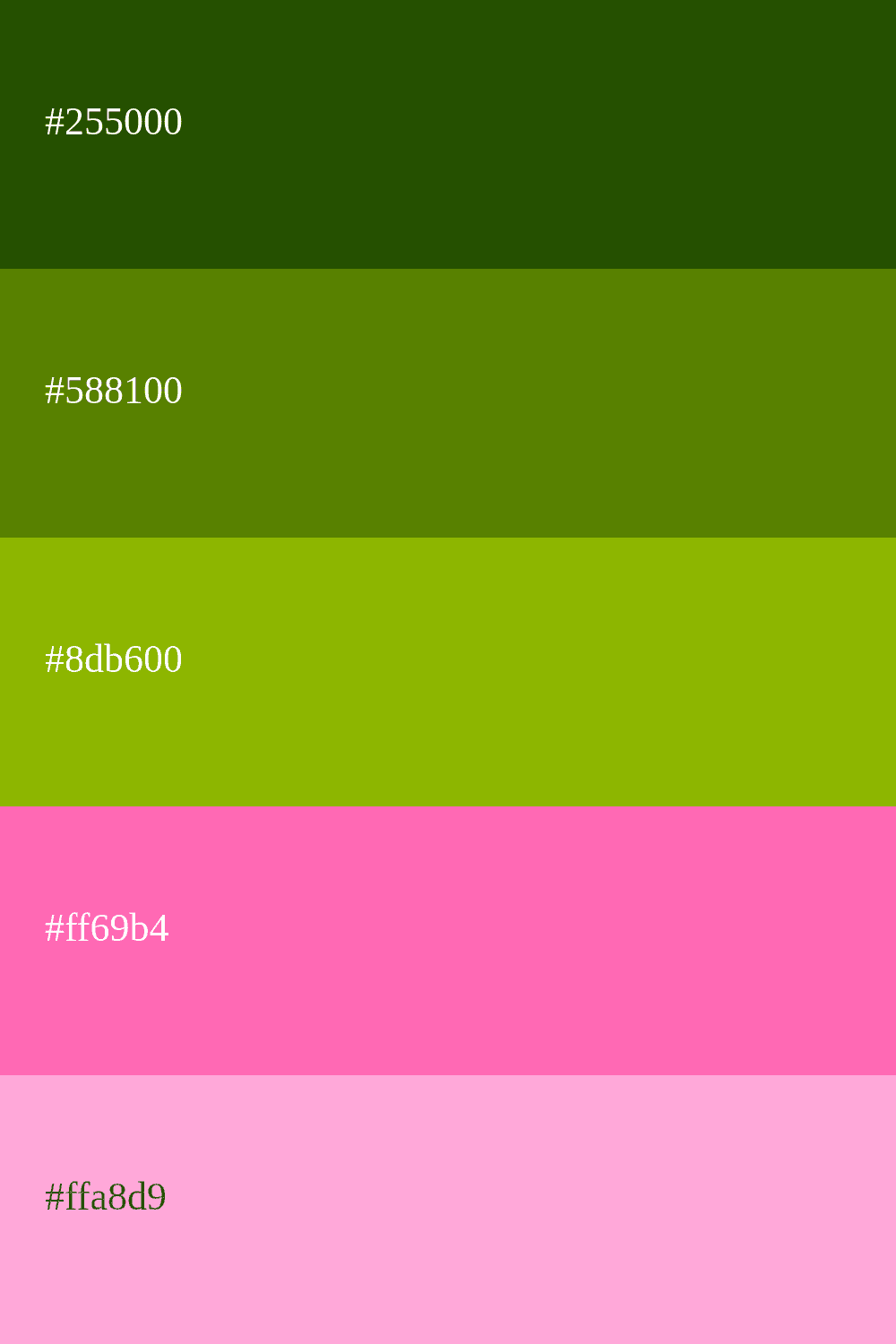 maçã verde e rosa