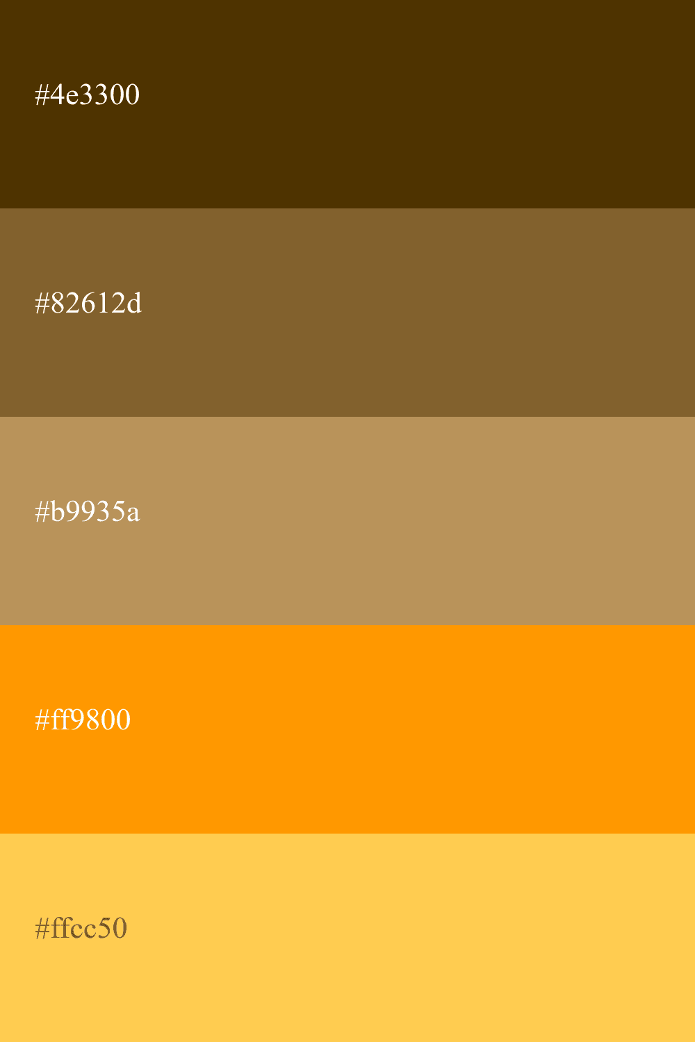 ochre and orange