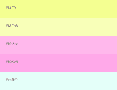 html color palette