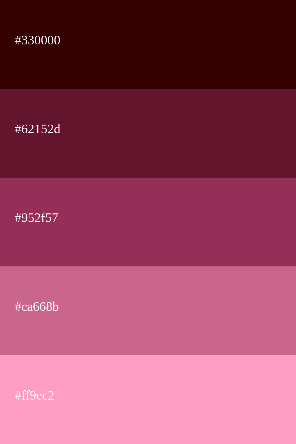 cherry color palette