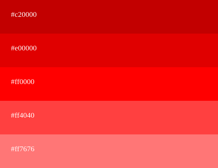 Reanimar Reprimir España Paletas de color Rojo [códigos + combinaciones]