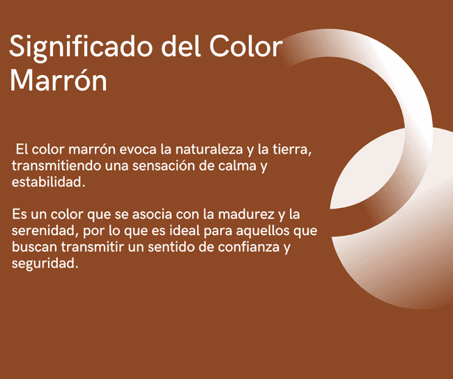 siginificado color marron