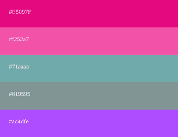 Magenta Color Palette 《+16 Striking Combinations》