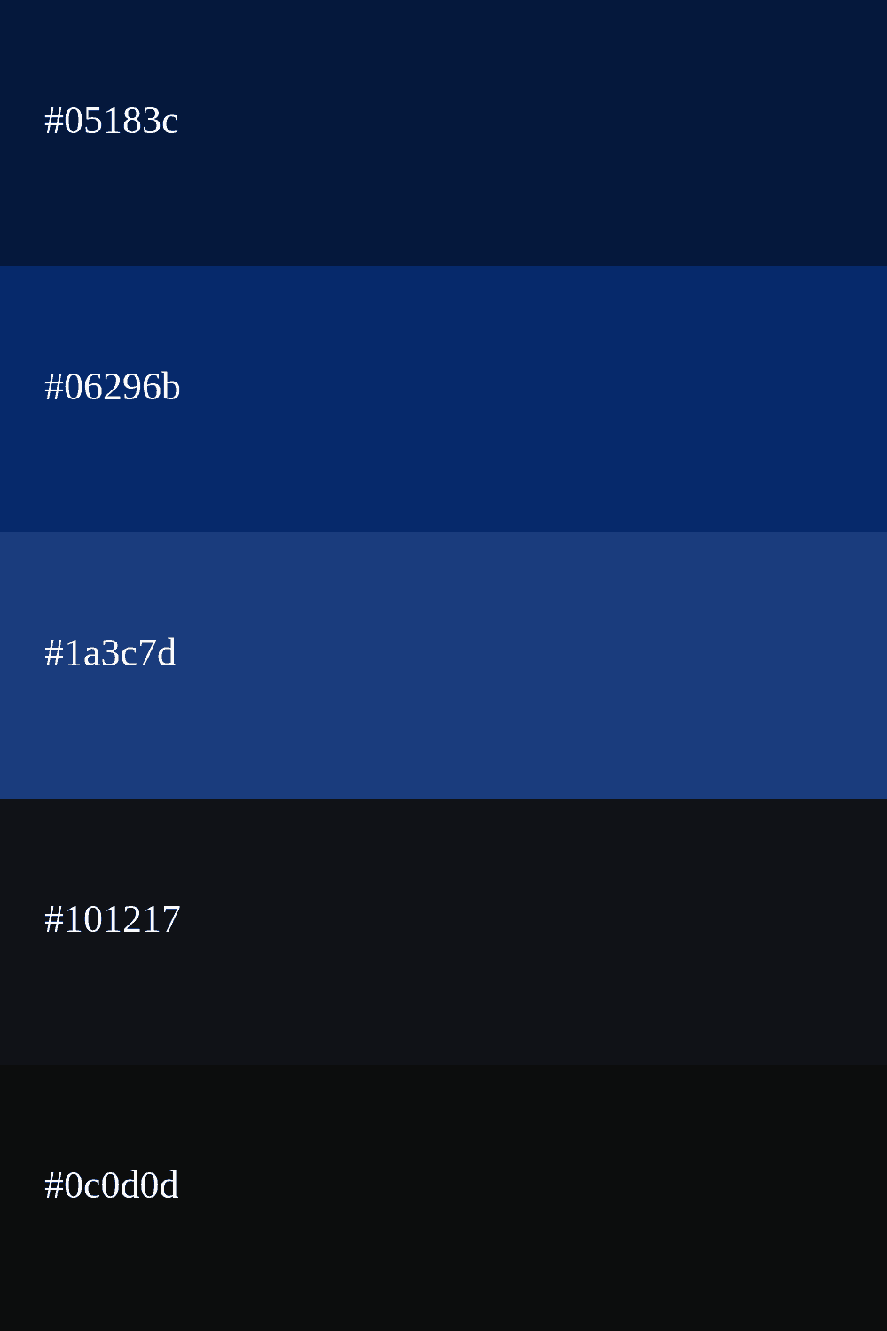 Dunkelblau und Schwarz