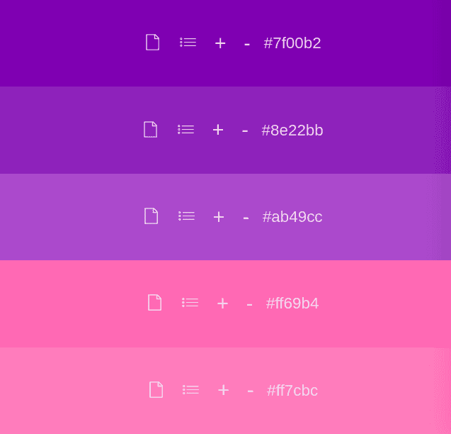 Códigos html del Color morado ✚ Esquemas ⇨【RGB,HSL,HEX】