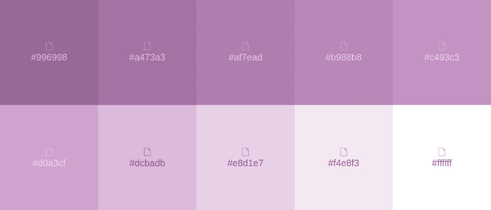 Morado Color Palette