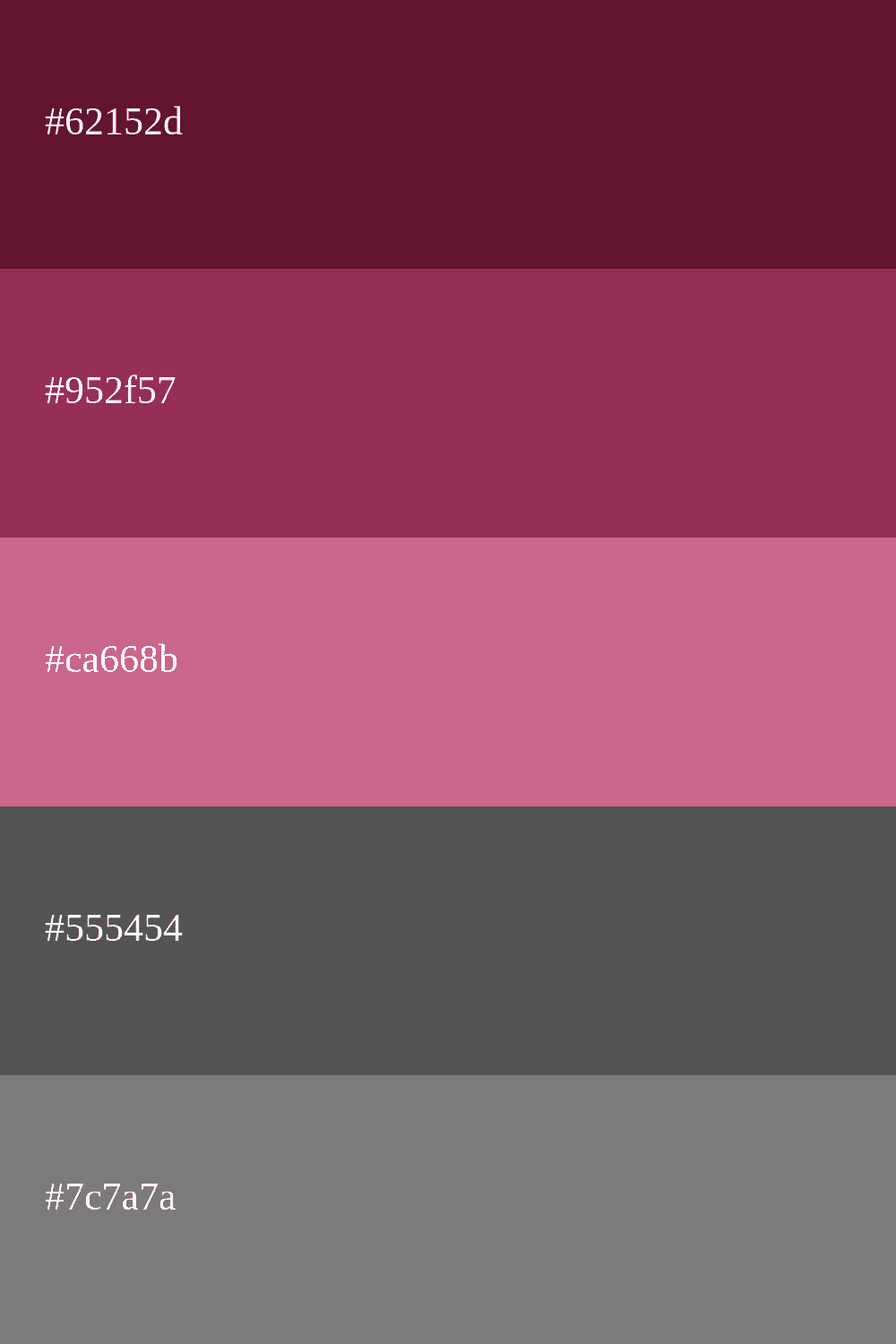 cherry and gray color
