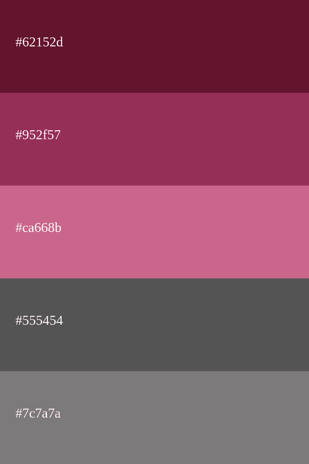 Kirschrot und graue Farbe