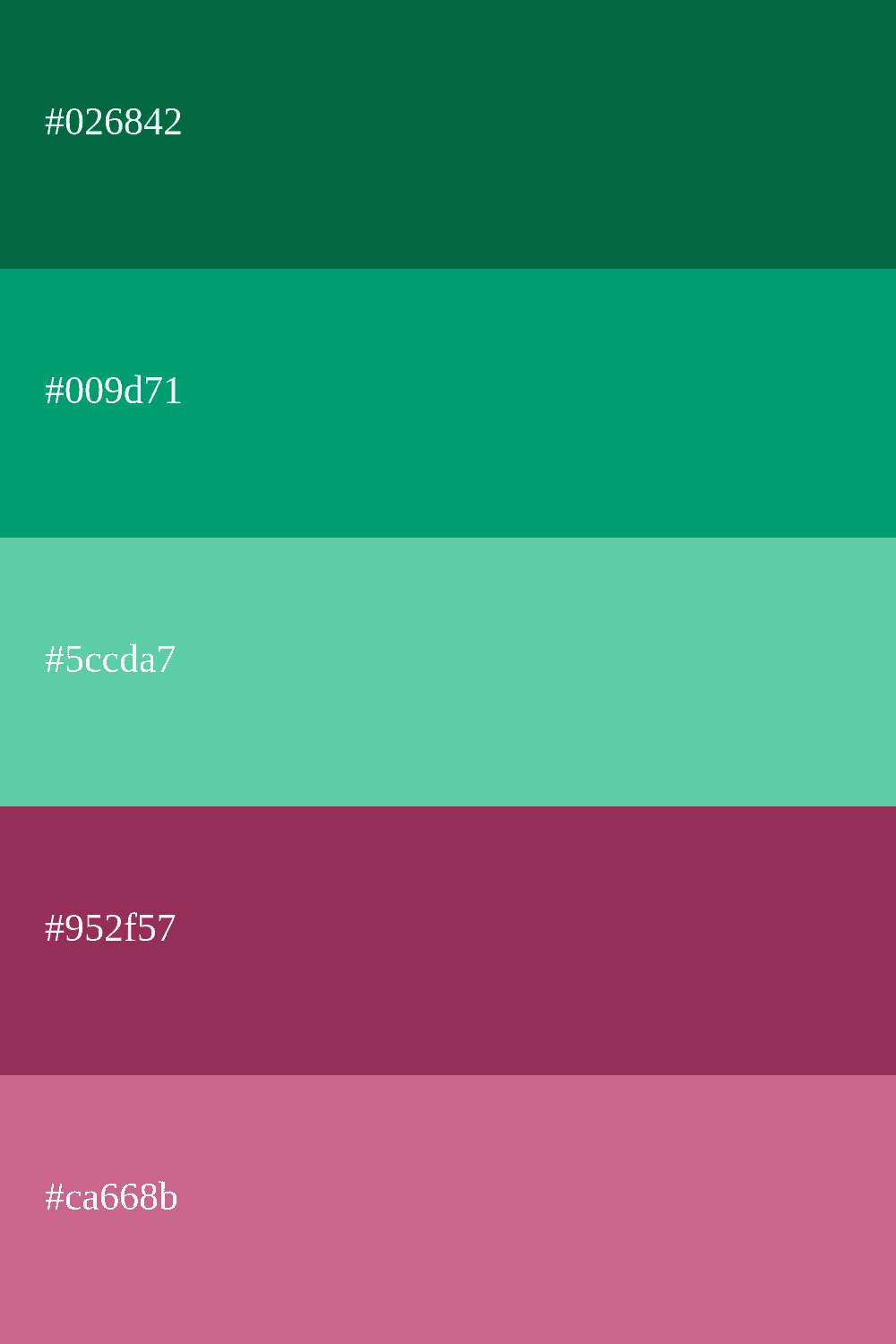 emerald and cherry color