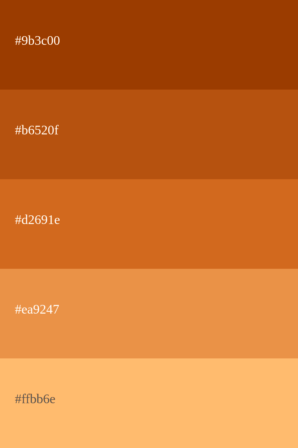 Cinnamon Color Palette